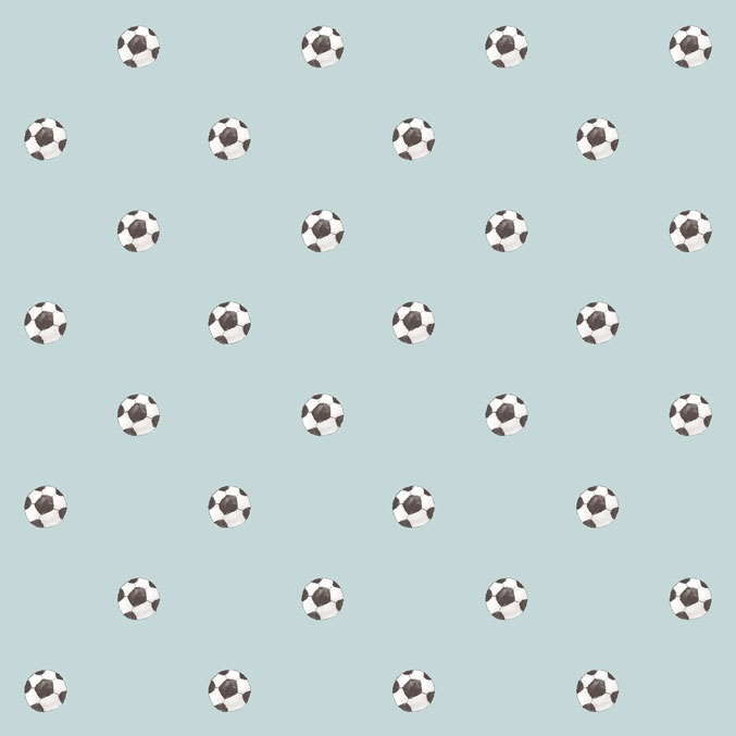FAVOLA- palloni da calcio - carta da parati Cristiana Masi